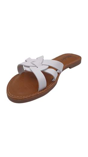 STILL Ciabatte Donna Intrecciate Flat con Fasce Incrociate