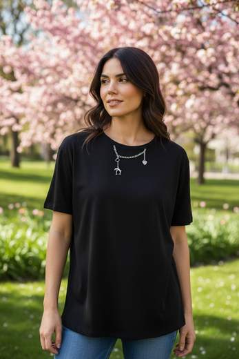 STILL T-shirt Donna Basic – Maglietta Manica Corta Vestibilità Morbida