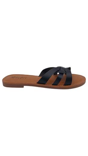Ciabatte Donna Flat con Design Intrecciato