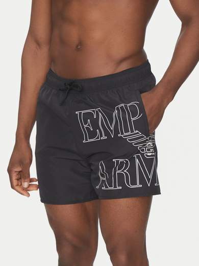 EMPORIO ARMANI Costume boxer uomo Armani: comfort leggero e stile iconico