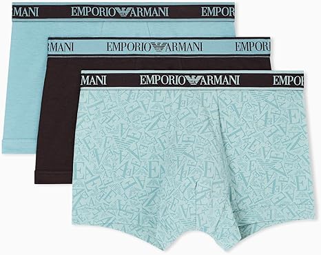 EMPORIO ARMANI Boxer Uomo Emporio Armani 3 Pack in Cotone Stretch – Comfort Premium e Stile Iconico