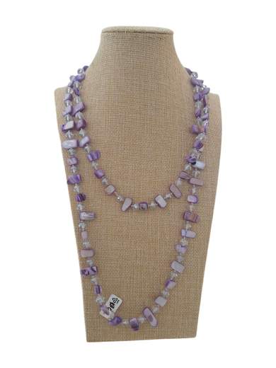 STILL Collana Donna Lunga Multistrato con Perline Colorate