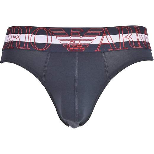 EMPORIO ARMANI Slip uomo Emporio Armani 110814-3R516 cotone stretch megalogo