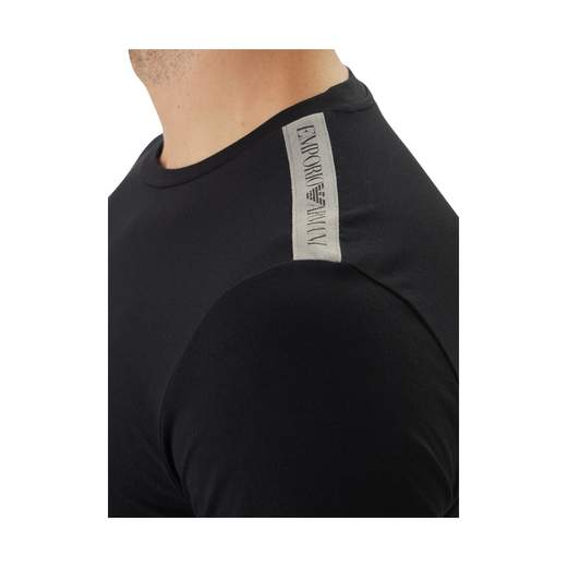 T-shirt uomo in cotone elasticizzato con logo