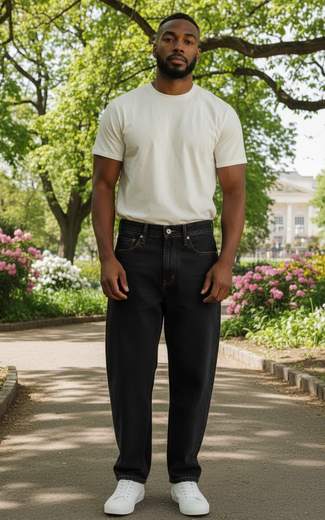 STILL Il Denim Nero che Ridefinisce lo Stile: Comfort e Carattere in Versione Balloon