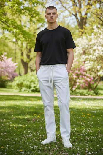 STILL Pantalone Uomo Casual con Coulisse – Chino Comfort Fit Stile Urban