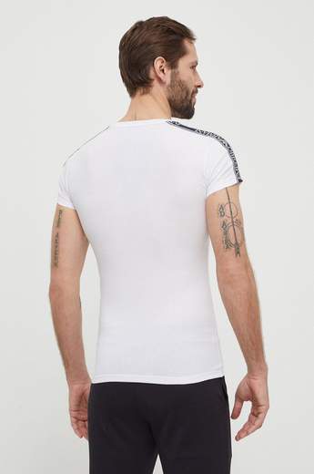 EMPORIO ARMANI T-shirt uomo Emporio Armani in cotone stretch slim fit con logo