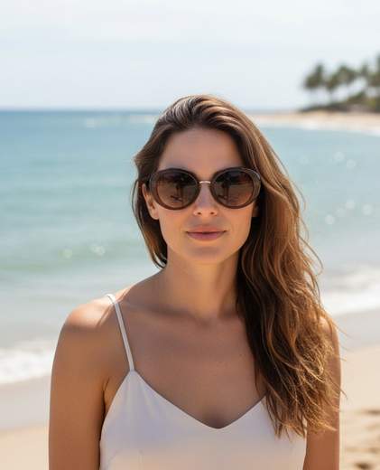 STILL Occhiali da Sole Donna Tartarugati Oversize