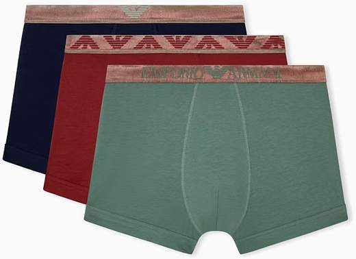 EMPORIO ARMANI Boxer Uomo 3 Pack Bold Monogram