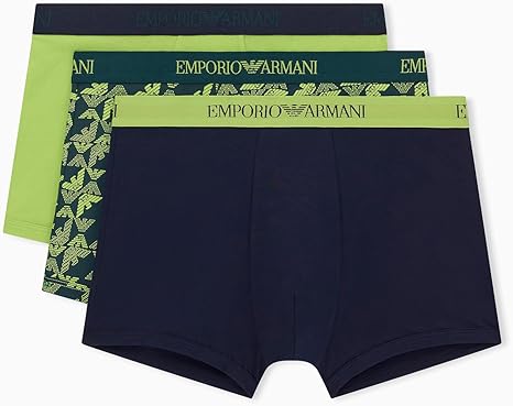 EMPORIO ARMANI Boxer Uomo Emporio Armani 3 Pack in Puro Cotone – Comfort Premium e Stile Iconico