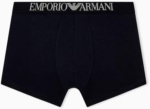 Emporio Armani Boxer Uomo Bi-Pack da 2 in Cotone Elasticizzato