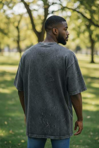 STILL T-shirt Oversize Effetto Delavé Uomo
