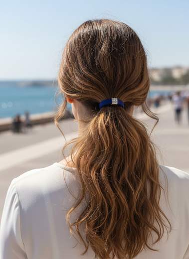 STILL Set da 3 Elastici per Capelli con Dettagli Strass e Finiture Eleganti