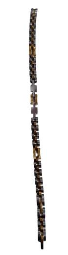 STILL Bracciale Uomo Acciaio con Croci Stile Urban Moderno