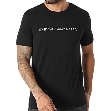 EMPORIO ARMANI T-Shirt Uomo con Logo Frontale
