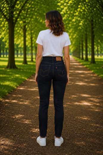 STILL Jeans Donna a Vita Alta con Vestibilità Slim e Tasche Posteriori