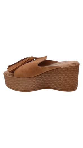 Sabot Donna con Zeppa e Nappine
