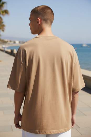 STILL T-Shirt Uomo Oversize Basic Girocollo Manica Corta