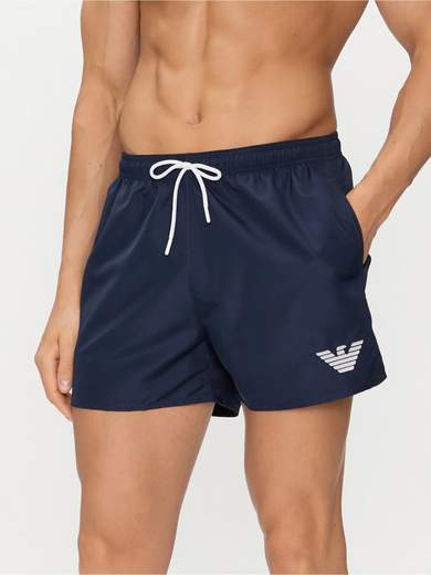 Costume boxer Emporio Armani uomo con logo ricamato