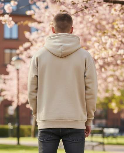 STILL Felpa cotone con il cappuccio