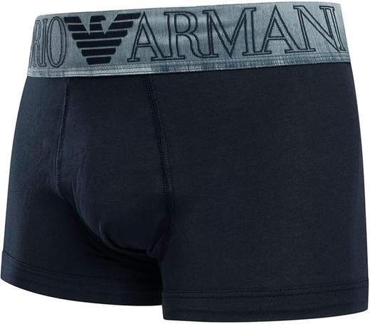EMPORIO ARMANI Boxer uomo in cotone stretch con fascia logo maxi