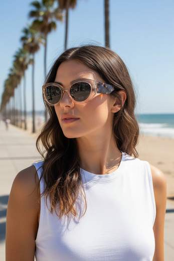 STILL Occhiali da Sole Donna Cat Eye Vintage con Protezione UV400