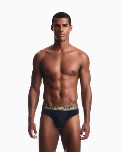 EMPORIO ARMANI Slip Uomo 3 Pack Bold Monogram