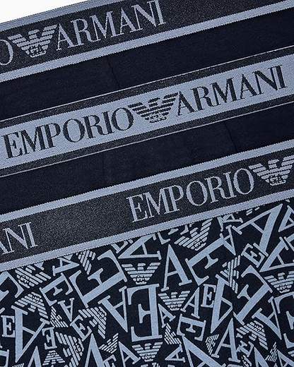 Boxer Uomo Emporio Armani Cotone Stretch Confezione 3 Pezzi