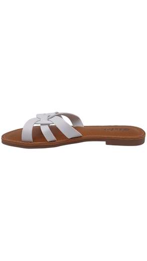 Ciabatte Donna Flat con Design Intrecciato