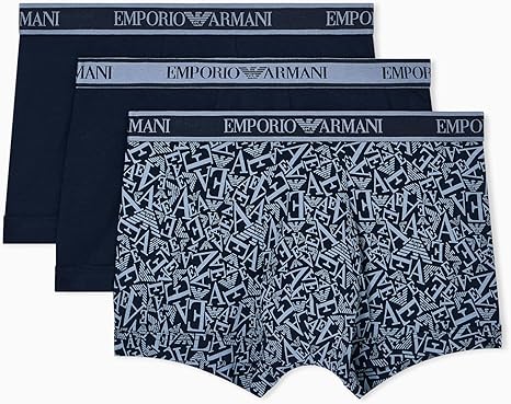 EMPORIO ARMANI Boxer Uomo Emporio Armani 3 Pack in Cotone Stretch – Comfort Premium e Stile Iconico