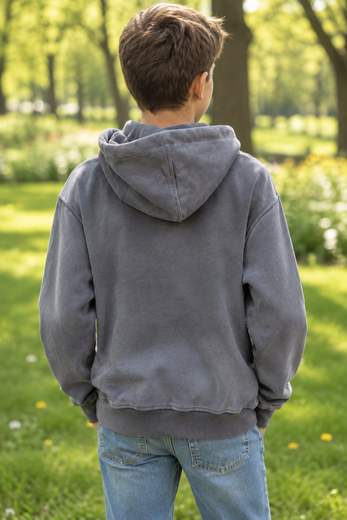 STILL Felpa con Cappuccio e Zip Junior