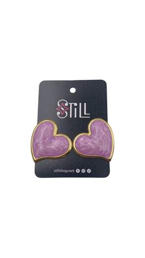 Orecchini Cuore Vintage Smaltati
