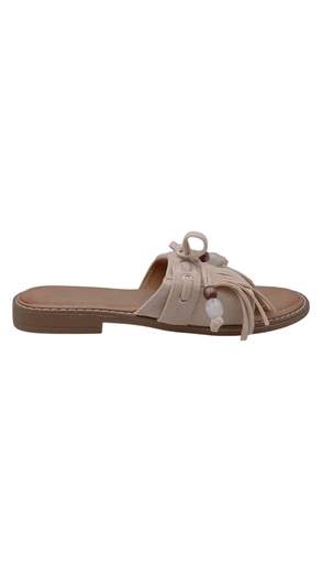 Ciabatte Donna con Frange e Perline