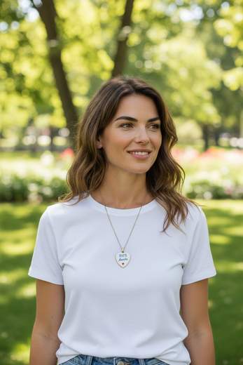 STILL Collana Donna con Ciondolo Smaltato