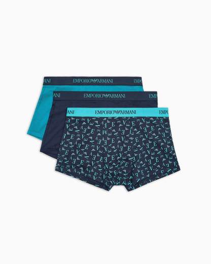 EMPORIO ARMANI Boxer Uomo Emporio Armani 3 Pack in Puro Cotone – Comfort Premium e Stile Iconico