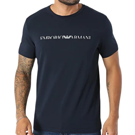 EMPORIO ARMANI T-Shirt Uomo con Logo Frontale