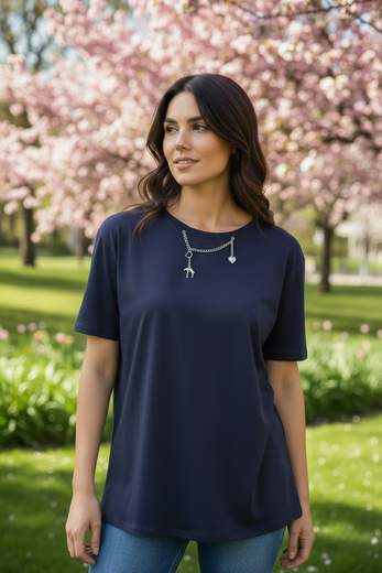 STILL T-shirt Donna Basic – Maglietta Manica Corta Vestibilità Morbida