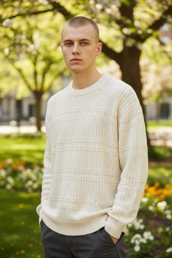 STILL Maglione Uomo Lavorazione Texture: stile essenziale e comfort contemporaneo