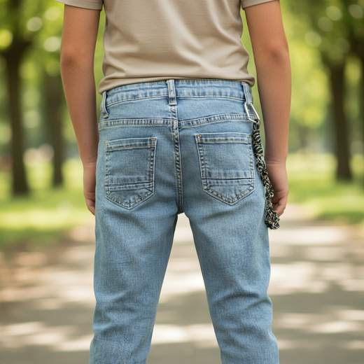 STILL Jeans Slim STILL Junior: Il Denim in Fibra Naturale con Vita Regolabile per il Massimo Comfort Quotidiano
