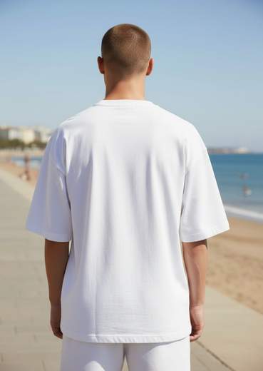 STILL T-Shirt Uomo Oversize Basic Girocollo Manica Corta