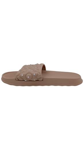 Ciabatte Donna Comfort con Dettagli Gioiello e Design Imbottito