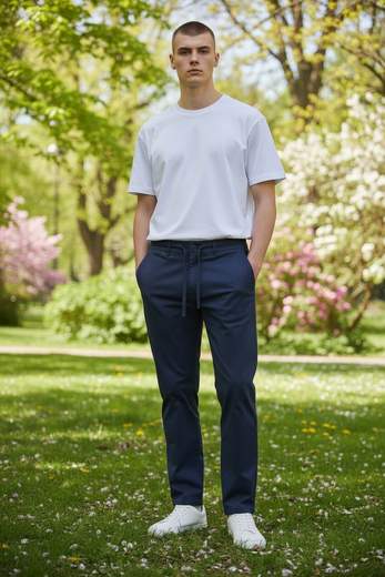 STILL Pantalone Uomo Casual con Coulisse – Chino Comfort Fit Stile Urban