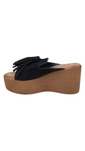 Sabot Donna con Zeppa e Nappine