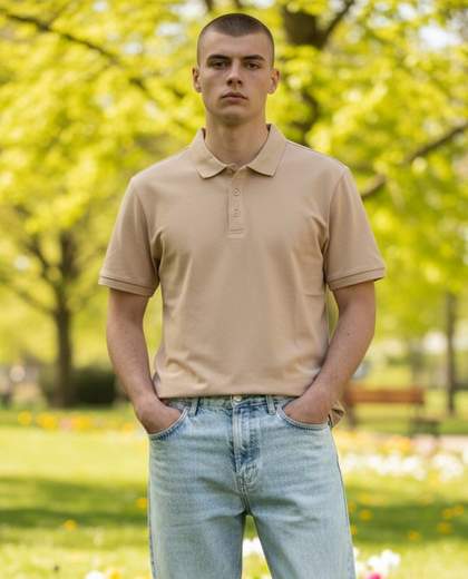 STILL Polo Uomo Manica Corta – Slim Basic Eleganza Casual