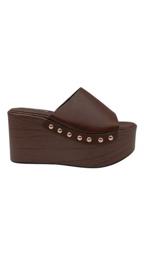 Sandali Sabot Donna con Zeppa Alta