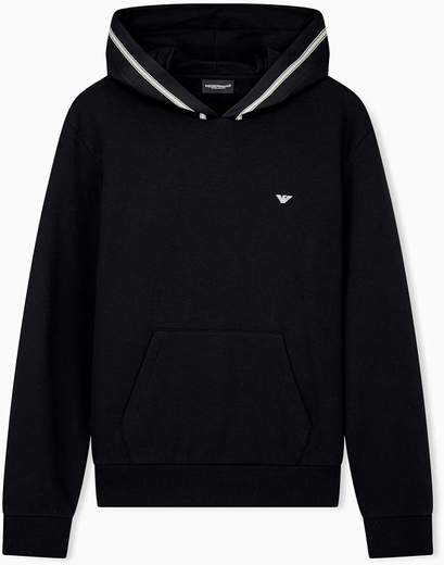 EMPORIO ARMANI Felpa Uomo con Cappuccio e Logo