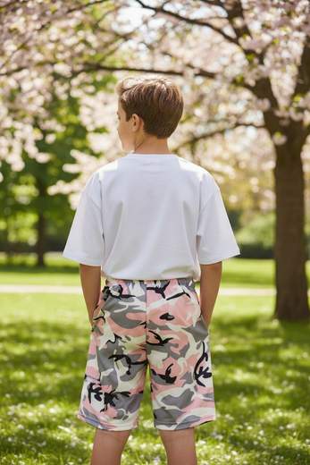 STILL Bermuda Junior Fantasia Mimetica – Shorts Junior Casual Estivi