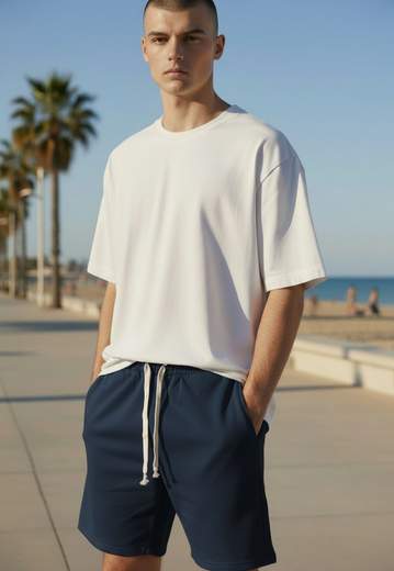 STILL Bermuda Uomo Tuta con Coulisse – Pantaloncino Casual Comfort Fit