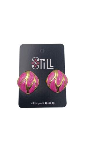Orecchini Vintage Smaltati Design Wave