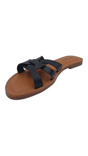 STILL Ciabatte Donna Intrecciate Flat con Fasce Incrociate